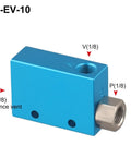 Badass Heavy Duty Pneumatic Vacuum Ejector Air Operated Venturi Pump With Premium Aluminum Body, G1/8 silence vent.