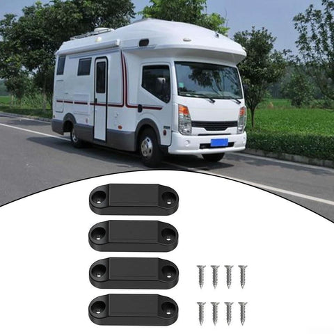RV Baggage Door Holder Latch Keep Doors Open 4 Pack For Camper Travel Trailer Fifth Wheel Storage Compartments Plastic And Metal