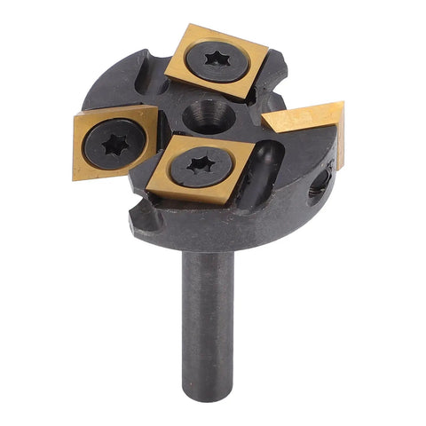 Top Tier High Performance Slab Flattening Router Bit For CNC With 1 3/8 Inch Cut Diameter And Sturdy 1 4 Inch Shank To Nail Your Projects Fast, featuring tungsten steel blade.