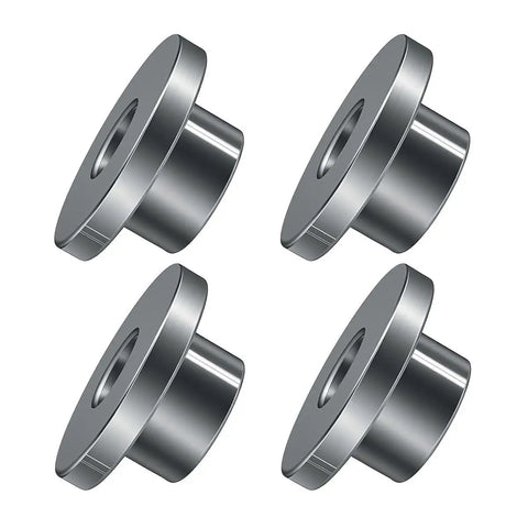 Solid Handlebar Riser Bushings For Harley Touring Softail Dyna Sportster Eliminates Handlebar Flex With Heavy Duty Steel Mounts Chrome 4 Pack, chrome steel bushings