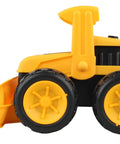 Side view of RoadMarks Construction Front Loader Toy For Kids Built Tough Indoor Outdoor Construction Vehicle With Free Wheeling Action Realistic Moving Parts Ideal For Junior Contractors RM5100