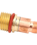 Copper gas lens component from Gas Lens TIG Torch Kit For Arc Welding, High-Heat Resistant Collets, Nozzle, Back Gasket