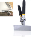Six Inch Seaming Pliers And Sheet Metal Tools Set with straight jaw hand seamer, heavy-duty 45 steel construction, and rubber grips