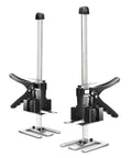Two Pack Heavy Duty 15 Inch Arm Jack Supporting 440 Pounds For Effortless Furniture Moving And Door Installation, manual arm jacks view.