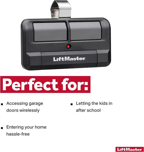 Two Button Security Plus Two Point Zero Learning Garage Door Opener Remote Control Replacement For 372LM And 972LM