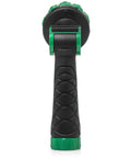 Rear view of Thumb Control Garden Hose Nozzle With Eight Spray Patterns Carbon Fiber Texture showing non-slip grip handle