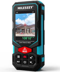 Laser Measure Tool With 165 Feet Range, Dual Bubble Levels For Leveling Accuracy, One Sixteenth Inch Precision, shown onscreen view