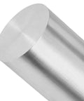 Close-up of Aluminum Round Rod 1.5 In Diameter By 15.7 In Length 6061 Aluminum Bar with smooth surface.