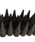 120 Small 3mm Specula For 4th And 5th Gen Otoscope Perfect For Infants And Kids Works With Standard Welch Allyn Otoscopes Not Macroview And Great For Off Brand Units At A Fraction Of The Price. Black 3mm plastic otoscope specula, bundled for pediatric ear exams.