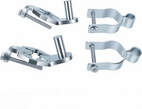 Heavy Duty Two Pack T Post Gate Hinge Pins For Farm Gates With Five Eighth And Three Quarter Inch Hinge Holes Powder Coated Steel Hinges