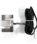Beefy S Type Load Cell For Tension And Compression With 3m Cable Scale Sensor 5kg To 5t Range IP65 IP66 Waterproof High Precision 2.0 mV per V 0.2 percent Accuracy Industrial Grade Force Weight Sensor For Scales, stainless steel side view