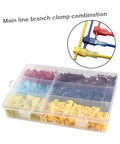 Badass 200 Piece Premium Heat Shrink Wire Terminal Kit Waterproof Marine Auto Crimp Weather Pack Connectors Sealed Polyolefin Color Coded Insulation Blocks With Hot Melt Glue Sealant For Vehicle Wiring And Boat Repair, assorted in case