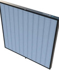 MERV 15 Pleated 20x20x1 Air Filter Pack of 2 With Activated Carbon for AC and Furnace, showing pleated design and frame