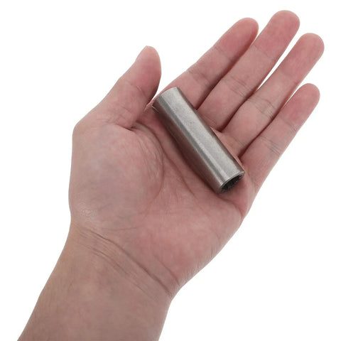 Hand holding Heavy Duty Hydraulic Motor Coupling Shaft For Garage Vehicle Hoist, Steel Construction Delivers Pro Grade Torque Transfer And Vibration Reduction, 2.2 Inch Lift Hydraulic Transmission Part For Auto