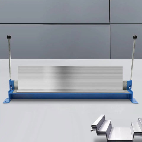 Heavy Duty 760mm Sheet Metal Brake, Adjustable 0 To 90 Degree Steel Bender, Built Tough Bending Machine For Up To 1.2mm Thickness, Shop Ready Workbench Tool That Gets The Job Done Right