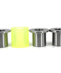 Bead Roller Offset And Tipping Dies With Polyurethane Wheel For Sheet Metal Fabrication, 22mm Shaft, CR12 Steel, 90 Degree Bends