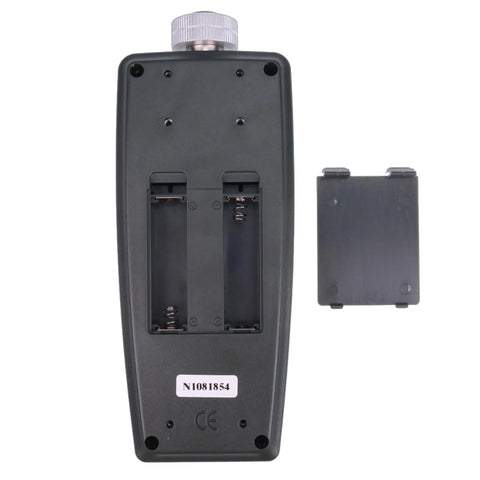Back view of Go-To Field Ready Digital Soil Penetrometer For Quick Ground Bearing Capacity Testing with battery compartment open.