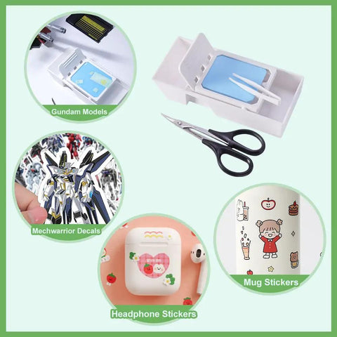 All In One Dope Hobbyist Model Tools Kit With Curved Scissors Tweezers Sponge Pad And More Perfect For Gundam Aircraft And Tank Models Decal