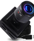 USB Camera With 2.8-12mm Varifocal Zoom Lens For Windows Mac Linux Raspberry Pi 1.3MP HD 960P Low Light Webcam Plug And Play 4X Optical Zoom MJPEG YUY2 with USB cable