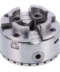 Self Centering 4 Jaw Lathe Chuck M40 96mm Woodworking Clamp Tool With Wrenches For Precise Centering And Rock Solid Hold On Wood Lathes, Ideal For Accurate Turning, Smooth Finishes, And Tight Grips In Home Workshops And Shops.
