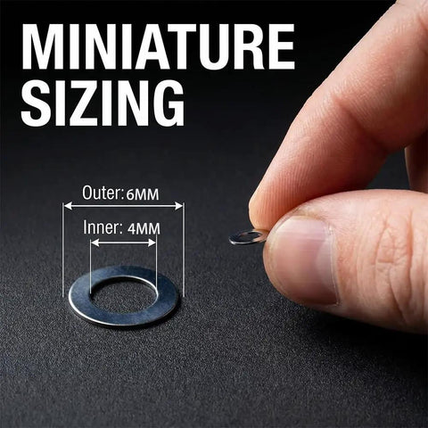 80 Piece M4 Steel Shim Washer Kit With Ultra Thin Spacer Inserts For Electronic Repair And Model Building, Slick Thickness Choices From.1 To.5 Millimeter Keep Adjustments Dead On While Cutting Through The Hassle