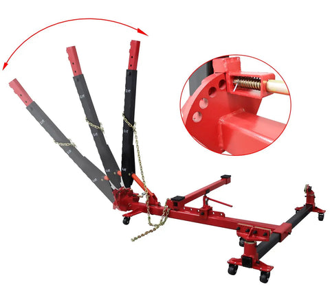 10 Ton Car Frame Machine Auto Frame Straightener Puller for Body Repair Hydraulic Frame Repair Tool showing adjustable tower