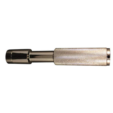 Long Handle Lock On Air Chuck One Quarter Inch FNPT Straight Push On Tire Inflator Attachment For Off Road Trucks And Heavy Duty Equipment Built Tough For Rugged Work, showing metal construction and straight design.