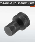 Heavy Duty Hydraulic Hole Punch Die Set 8.5mm Round Hole, 40Cr Steel Construction, for CH70 Electric Punch Machine, black metal tool