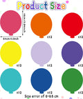 Colorful Balloon Cutouts For Classrooms And DIY Projects shown in 9 colors, each 10cm, material not detailed, quantity 108