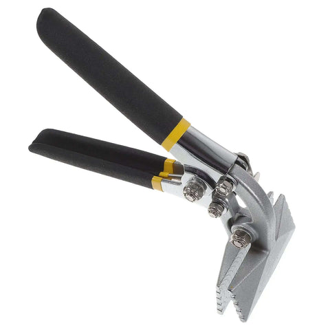 Side view of metal duckbill pliers from 2 Piece Manual Sheet Metal Seamer Set for edge forming and flattening, heavy duty hand tools.