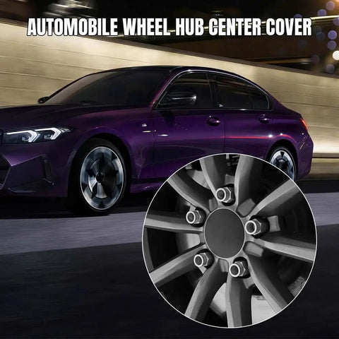 Upscale Black ABS Wheel Center Caps 4 Pack Snap In Rim Hub Covers For Trucks SUVs And Sedans OD 60MM ID 56MM on alloy wheel.