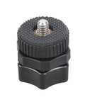 Seventeen Millimeter Ball Socket To One Fourth Twenty Thread Camera Mount Adapter For Car Mounts And Tripods, black 17mm to 1/4-20 screw