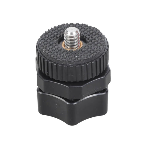 Seventeen Millimeter Ball Socket To One Fourth Twenty Thread Camera Mount Adapter For Car Mounts And Tripods, black 17mm to 1/4-20 screw