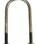 Beefy Round U Bolt Kit For Trailer Leaf Springs Three Inch Inner Width Seven And A Quarter Inch Length One Half Inch Thread Includes One U Bolt And Two Lock Nuts, steel