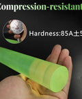 Hella Durable Polyurethane Round Bar For Cleanroom Fixtures And Sensitive Electronics Antistatic Urethane Shaft With Tight 30Mm Grip.