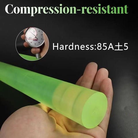 Hella Durable Polyurethane Round Bar For Cleanroom Fixtures And Sensitive Electronics Antistatic Urethane Shaft With Tight 30Mm Grip.