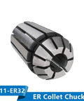 Top Tier ER Collet Chuck Set ER11 ER16 ER20 ER25 ER32, high carbon steel tool holder for CNC milling and lathe machining.