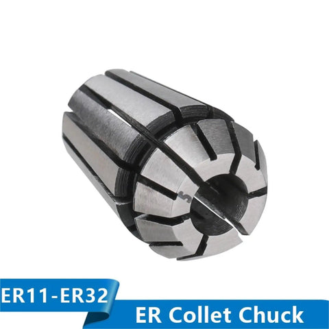 Top Tier ER Collet Chuck Set ER11 ER16 ER20 ER25 ER32, high carbon steel tool holder for CNC milling and lathe machining.