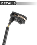 Motoforti brake pad wear sensor, black plastic housing with cable, Mercedes-Benz GL350 2010-2016 close-up