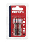 Magnetic Float Collar Screw Holder No 2 PH Two Pack Carded For Heavy Duty Use Secure Magnetic Grip in plastic packaging
