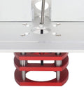 Bottom view of Dead Nuts Accurate Router Lifting Table Base for Woodworking Slotting Trimming and Chamfering Smooth Aluminum Lift Platform.
