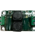 Clean Power Supply Filter Board Zero To Fifty Volt Three Amp Hiss Killer For Car Audio And Industrial Gear Smooth Operator Ripple Eraser top view with components.