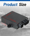 Dimensions and connectors of Ignitor CDI Box Replacement for ATV Kodiak 400 1995-1999, Big Bear 350 1996-1999 module