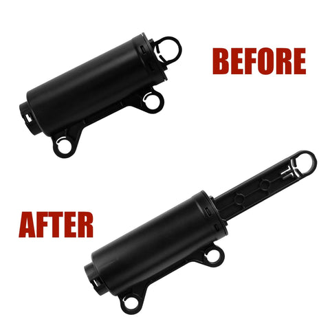 Smooth Operator Glove Box Dampener With Dead Silent Anti Slam Features And Slick Soft Close Function For Chevy GMC Buick Trucks And SUVs Dead Simple Replacement before and after comparison