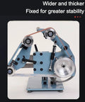 Heavy Duty Electric Belt Sander And Bench Polishing Grinder, Broad 915 By 50 Mm Sanding Belt with sturdy frame design.
