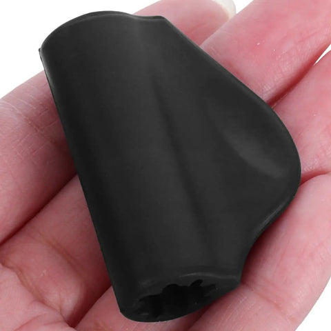 Steam Wand Rubber Insulation Sleeve For Espresso Machine Heat Resistant Cover held in hand, compact and durable design