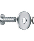 3/4-inch go-kart clutch bolt kit with metal bolt, large central-hole washer, and lock washer for minibikes and karts