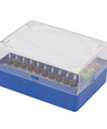 50pcs Pro Grade Carbide PCB Drill Bits Set For Pin Vise Hand Drills, Mini Micro Bits in protective clear case