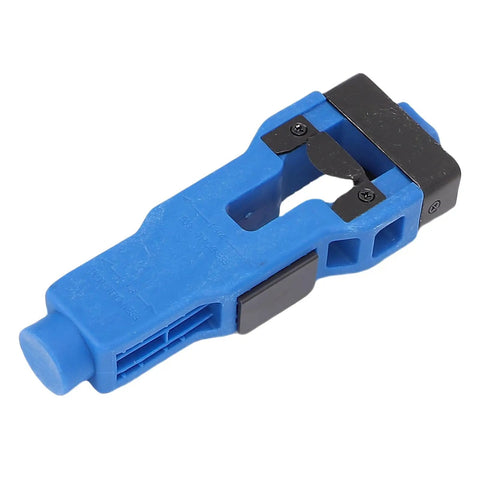 Get That Mortise Done Fast With This Premium Door Lock Installation Kit Featuring Auto Positioning For Precise Scoring And Chiseling On Wooden Doors To Make Your Job Easier. Blue ABS door mortise installation kit with stainless blade for wood doors
