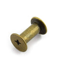 No Sweat Chicago Screws Featuring Phillips Drive Binding Rivets Copper Plated Carbon Steel Fasteners For Leathercraft And Diy Bookbinding Jobs Built Like Iron 5X10Mm Bronze Hardware 50 Pack - bronze 5mm x 10mm binding screw